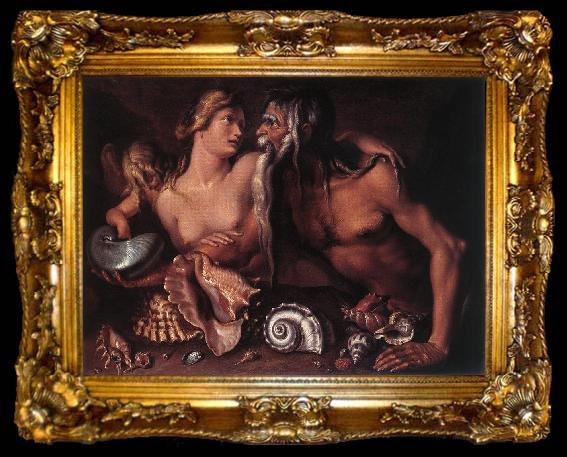 framed  GHEYN, Jacob de II Neptune and Amphitrite df, ta009-2